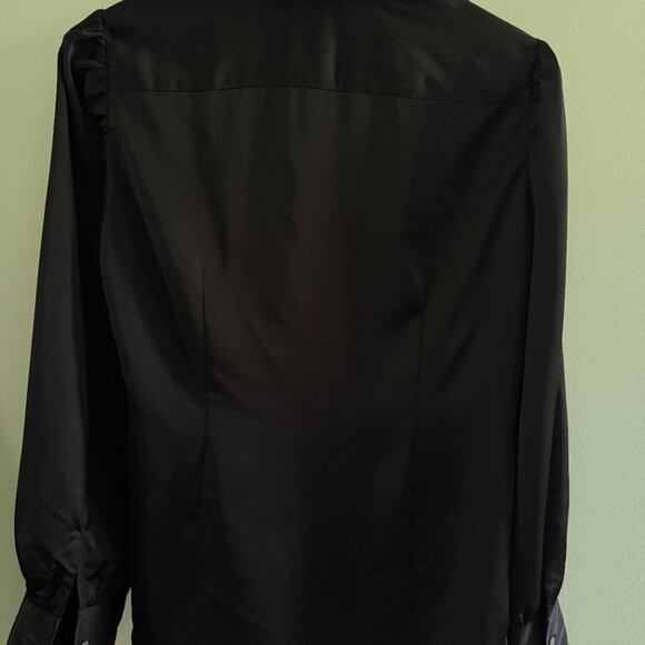 J. Crew Satin-back Crepe Popover Top - Picture 4 of 4